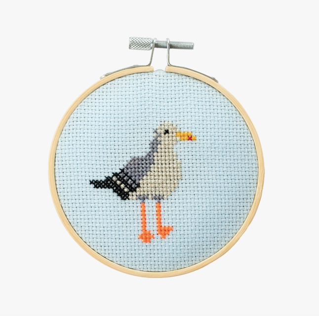 Cotton Clara Craft Kits Seagull Cross Stitch Kit