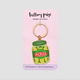 Brittany Paige Pickle Jar Enamel Keychain Bag Charm