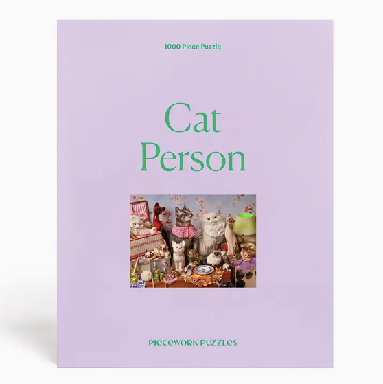 Piecework Cat Person 1000 Piece Puzzle