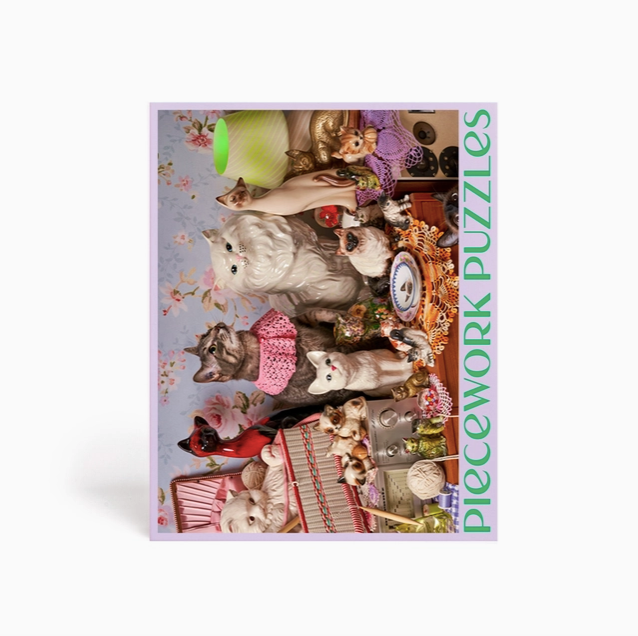 Piecework Cat Person 1000 Piece Puzzle
