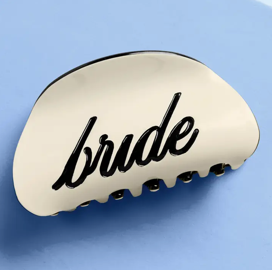 xo, Fetti B&W Bride Claw Clip