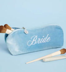 xo, Fetti Bride Velvet Cosmetic Bag
