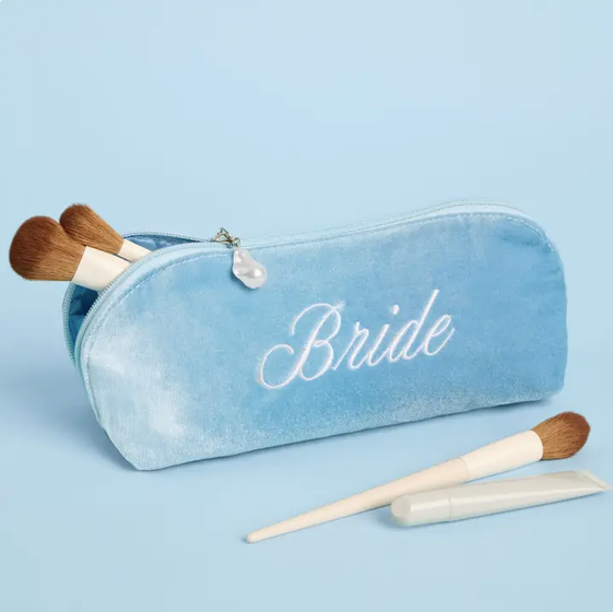xo, Fetti Bride Velvet Cosmetic Bag