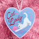 xo, Fetti Cat Lady Needlepoint Ornament
