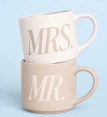 xo, Fetti Mr and Mrs Mug Set