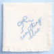 xo, Fetti Something Blue Embroidered Handkerchief