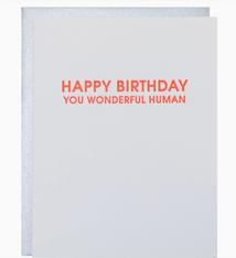 Chez Gagne Happy Birthday You Wonderful Human Card
