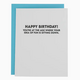 Chez Gagne Happy Birthday! Sit Down Age Card