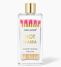 Chez Gagne Hot Mama - Glass Bottle Safety Matches