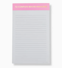 Chez Gagne To Complete Before Mahjong Notepad
