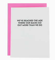 Chez Gagne Backs Go Out Birthday Card