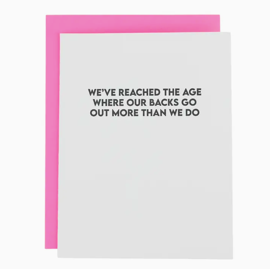 Chez Gagne Backs Go Out Birthday Card