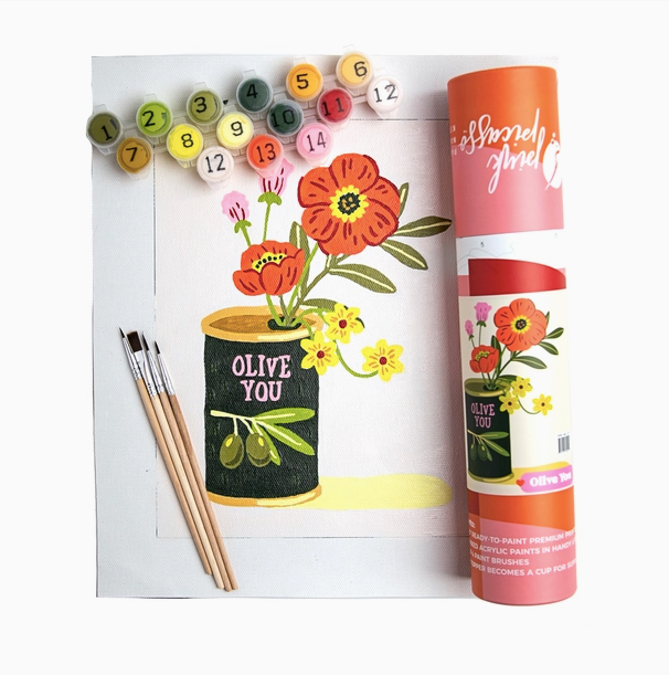 Pink Picasso Olive You 8 x 10 Paint Kit