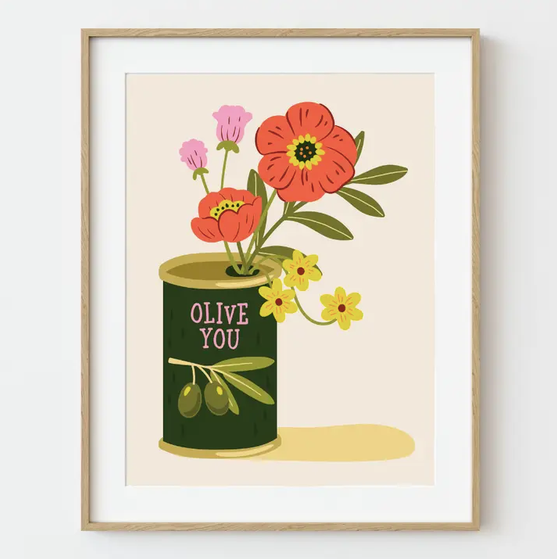 Pink Picasso Olive You 8 x 10 Paint Kit