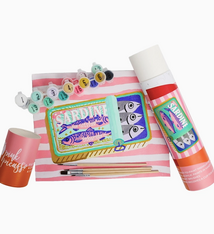 Pink Picasso Sealed with A Fish 8 x 10 Paint Kit