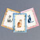 Antiquaria Mini Watercolor Painting Kit: Cats
