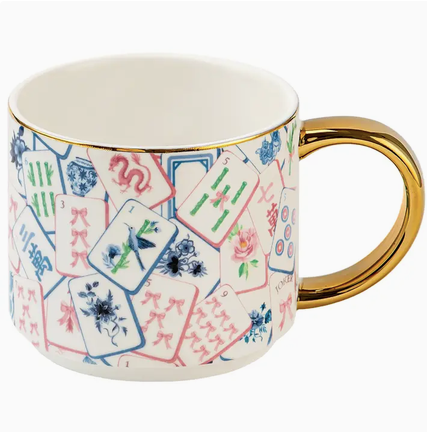 Sweet Water Decor Mahjong Tiles Coffee Mug