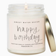 Sweet Water Decor Happy Birthday 9 oz Soy Candle