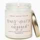 Sweet Water Decor Omg! You're Engaged! 9 oz Soy Candle
