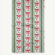 Geometry Christmas Bow Stripe Tea Towel