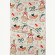 Geometry Christmas Cocktails Tea Towel