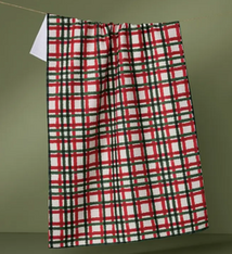 Geometry Holiday Charm Tea Towel