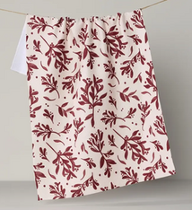 Geometry Holly Folly Tea Towel