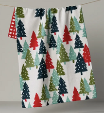 Geometry Pine Parade Luxe Kitchen Towel
