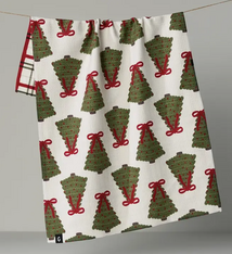 Geometry Ribbon Pines Luxe Kitchen Towel