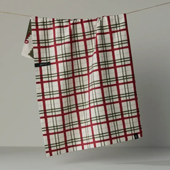Geometry Ribbon Pines Luxe Kitchen Towel