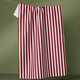 Geometry Ribbon Red Tea Towel