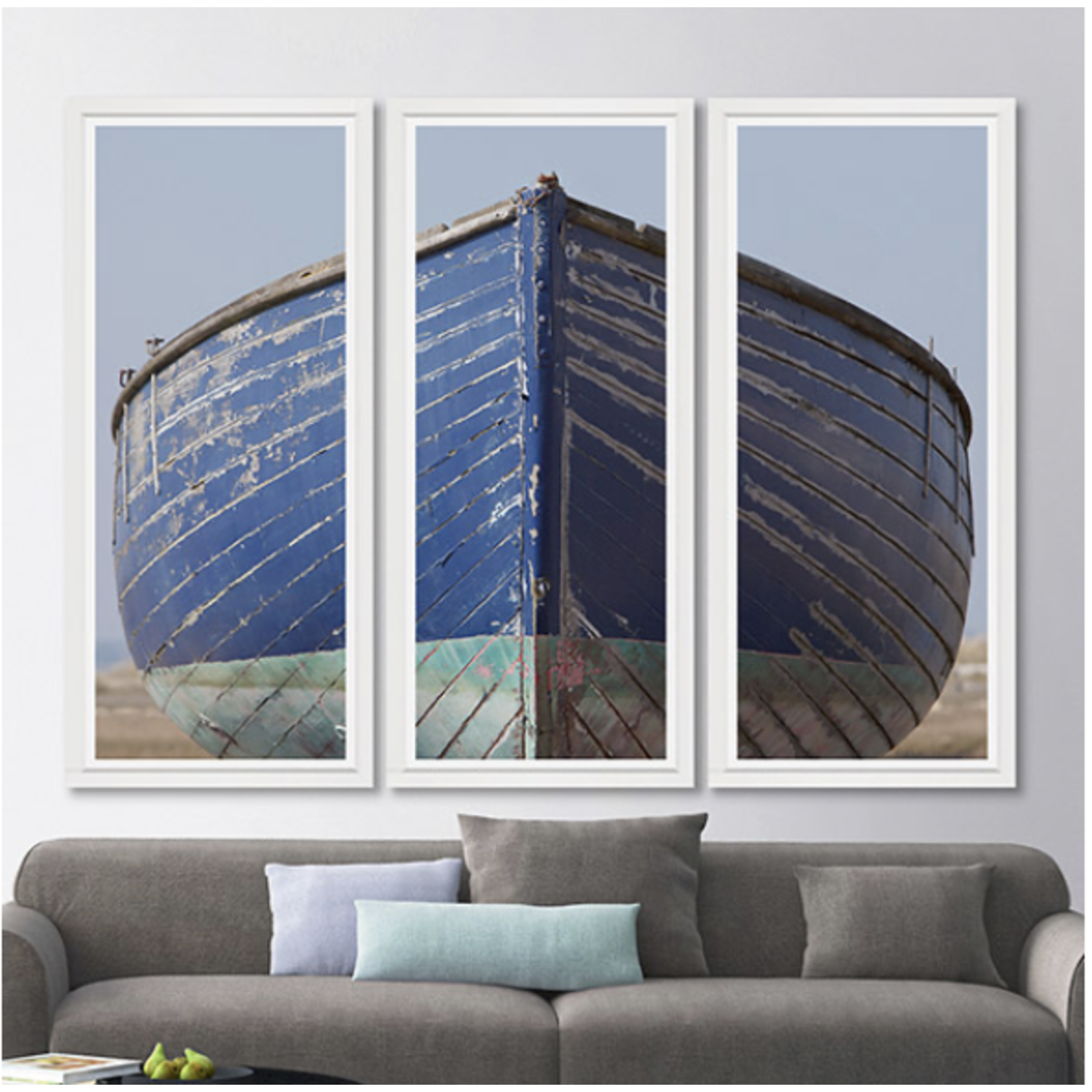 Outside The Box 67x49 Trowbridge Ben Wood Triptych Boat Bow VI