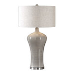Outside The Box 34" Uttermost Dubrava Ribbed Table Lamp
