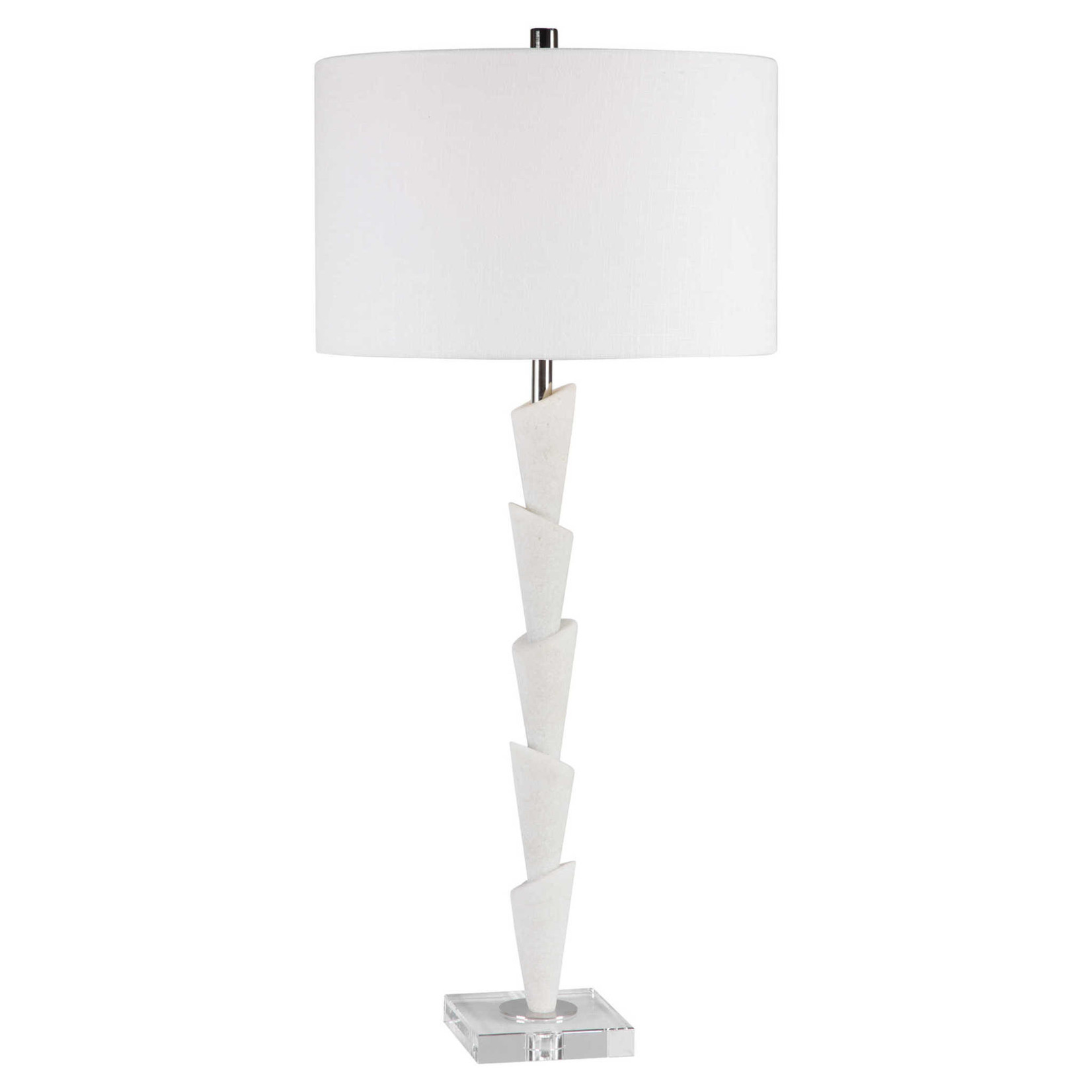 Outside The Box Uttermost Ibiza 36" Thassos Marble Table Lamp