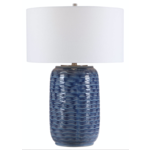 Outside The Box 27" Uttermost Sedna Wavy Striped Table Lamp