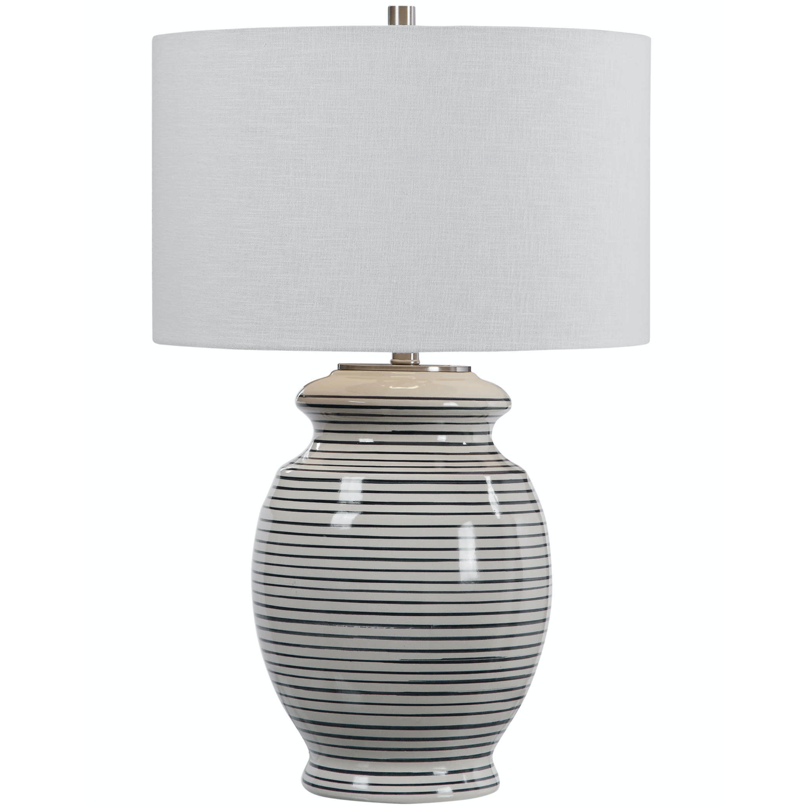 Outside The Box 28" Uttermost Marisa Striped Table Lamp