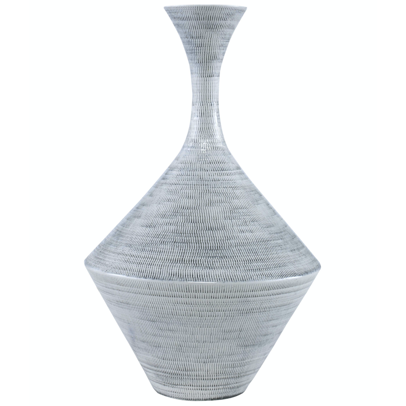 Outside The Box 19" Coronet Fluted Handcrafted Vase