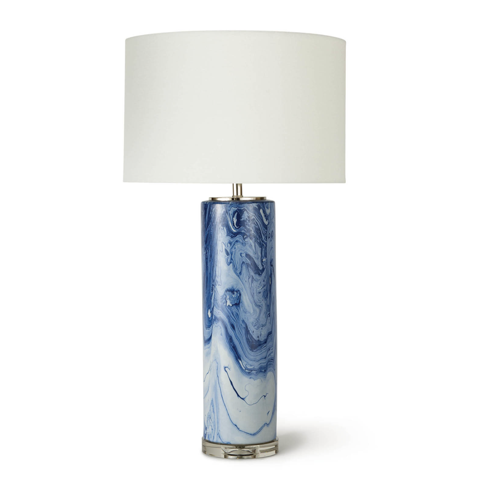 Outside The Box 32" Regina Andrew Tide Ocean Swirl Ceramic Table Lamp