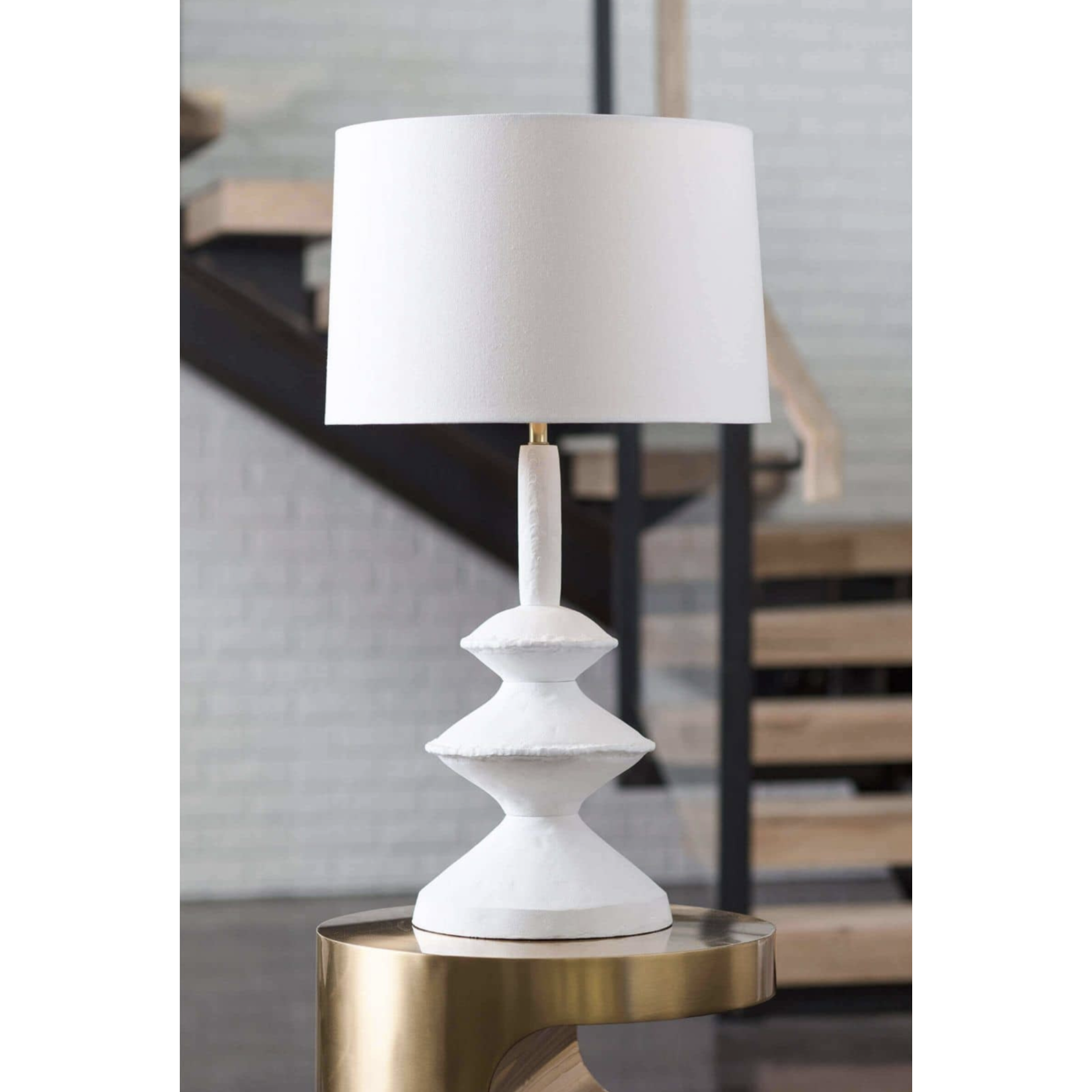 Outside The Box 28" Hope White Aluminum Table Lamp