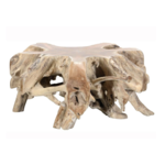 Outside The Box 41" Cypress White Washed Solid Wood Coffee Table