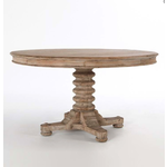 Outside The Box 55" Bellinger Reclaimed Pine Round Dining Table