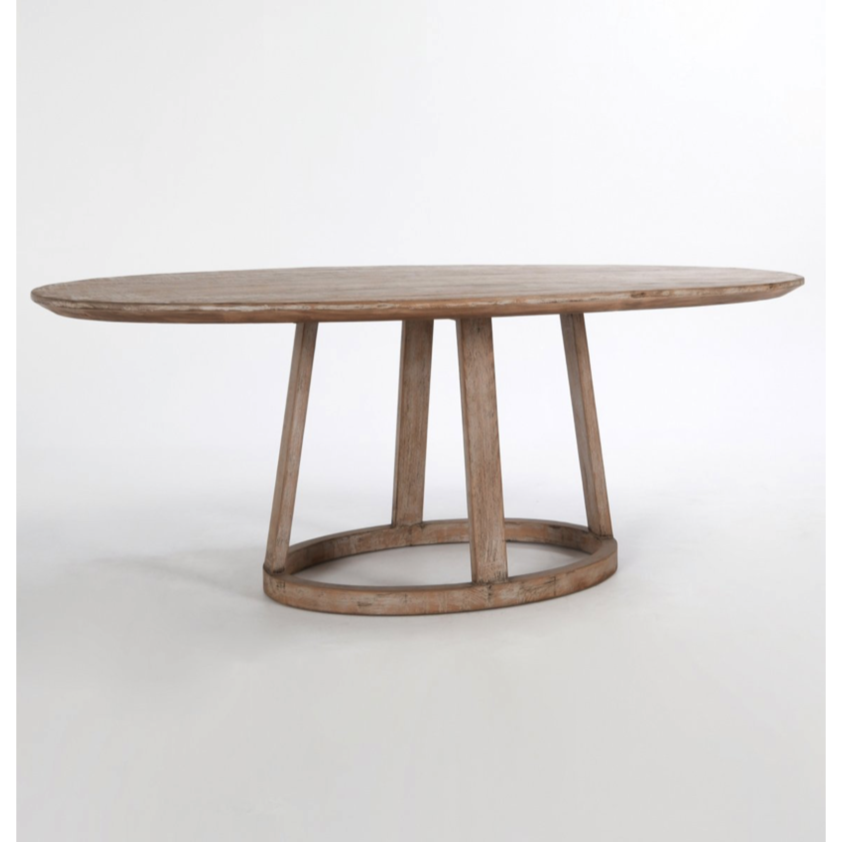 Outside The Box 78x48 Olivia Reclaimed Solid Wood Oval Dining Table