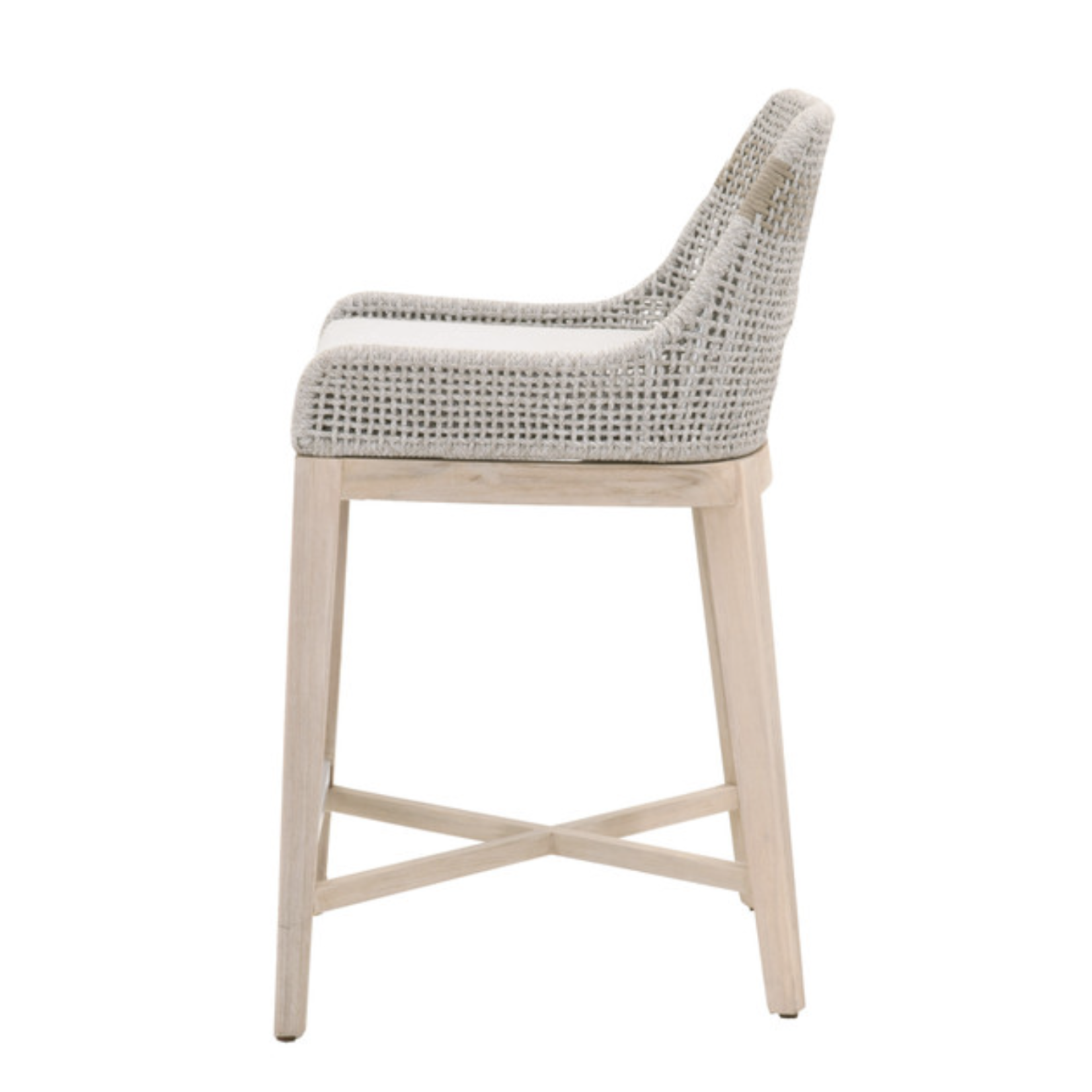 Outside The Box 26" Essentials For Living Tapestry Outdoor Counter Stool Taupe