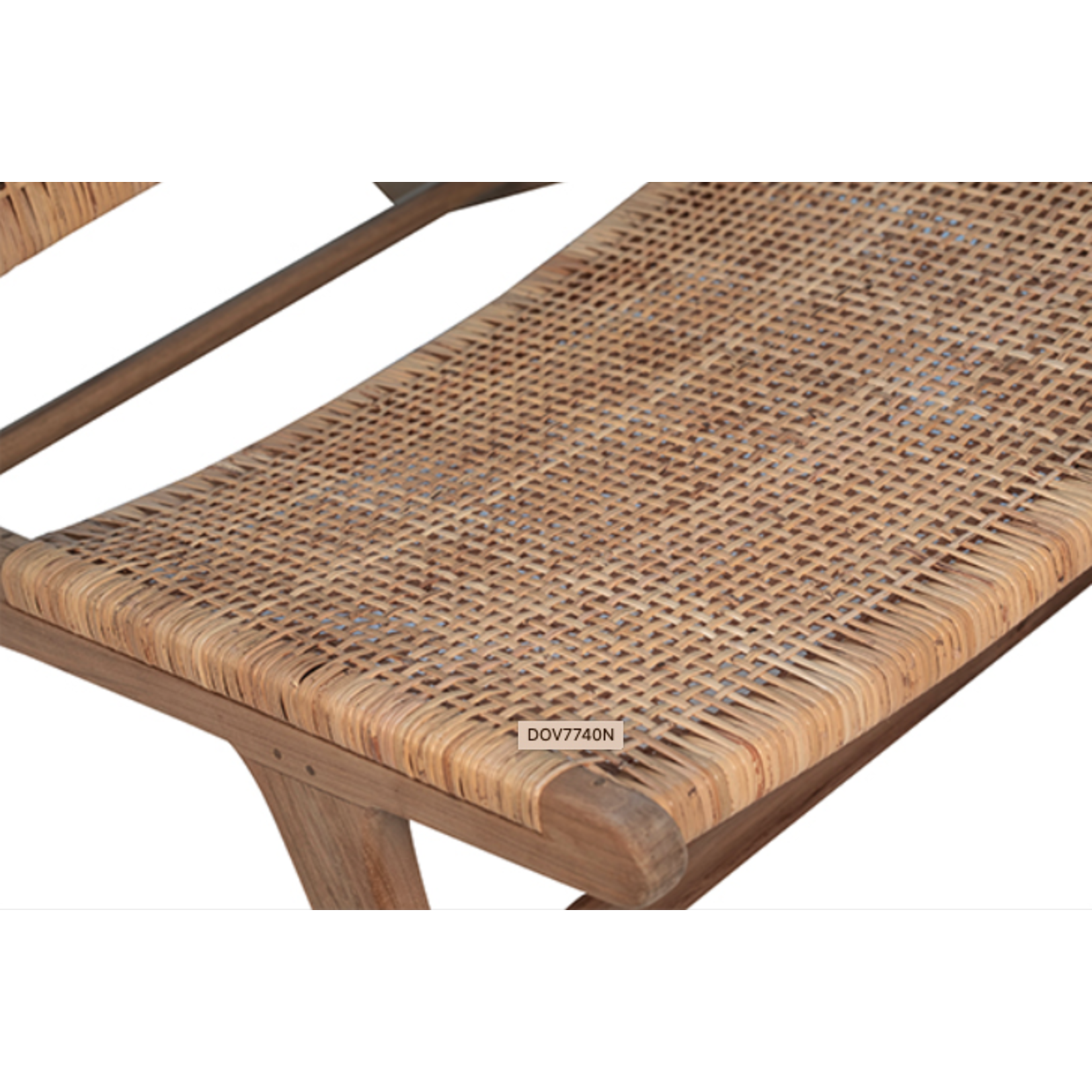 Outside The Box Emo Teak Wood & Rattan Occasional Chair