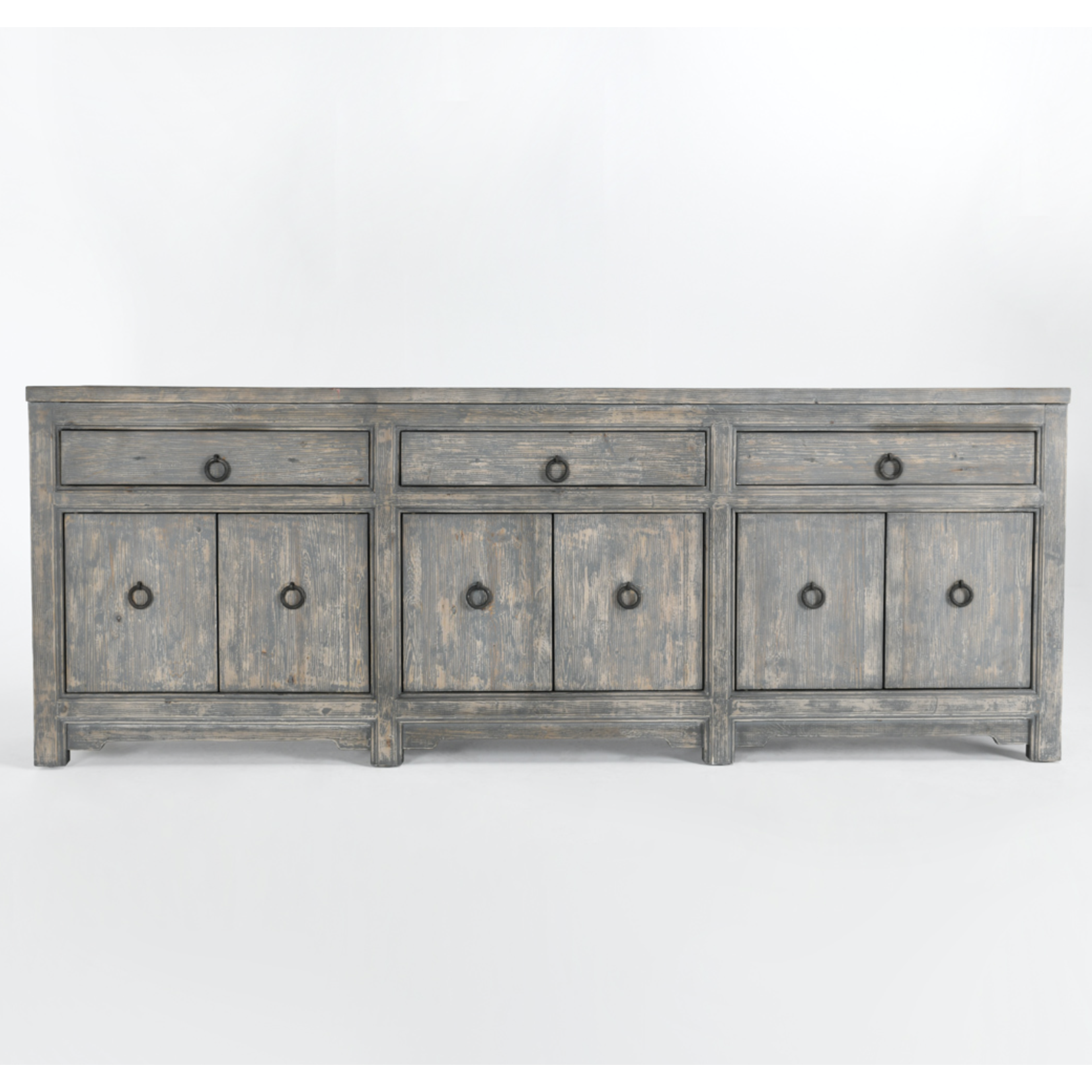 Outside The Box 104x18x38 Amherst Light Blue 3 Drawer 6 Door  Sideboard