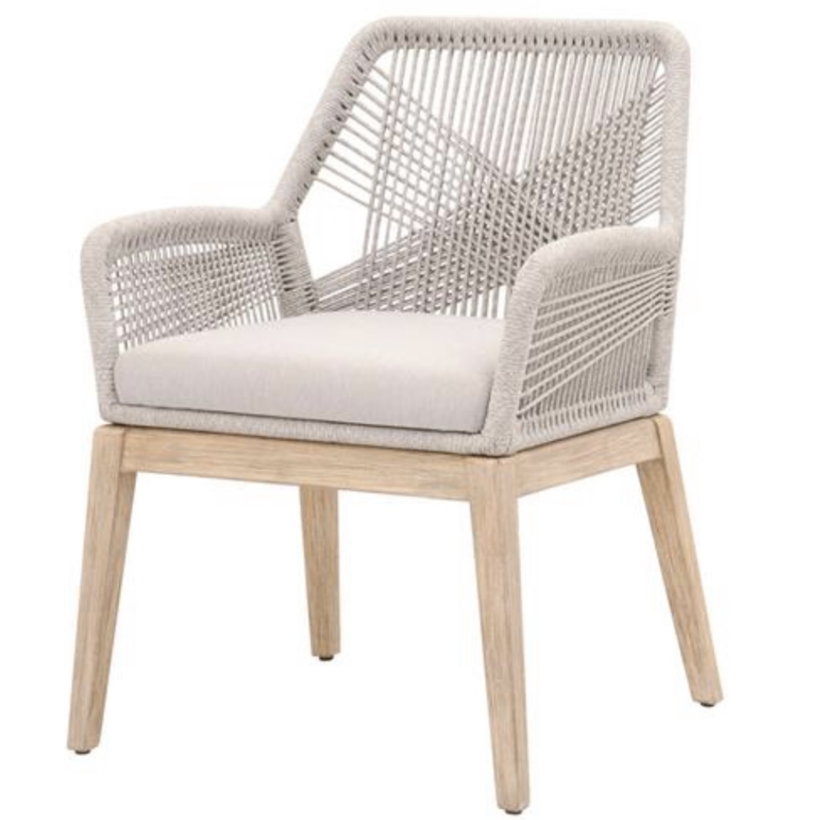 Outside The Box Essentials For Living Loom Dining Chair W/ Arm Taupe