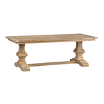 87" Concord Reclaimed Teak Trestle Dining Table