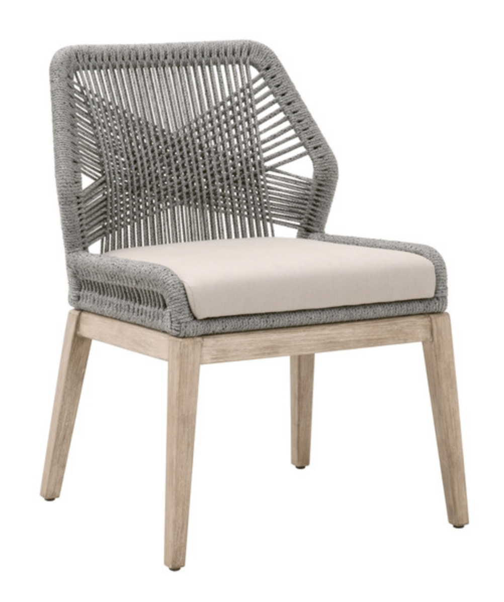 Essentials For Living Loom Dining Chair Platinum Outside the Box Palm