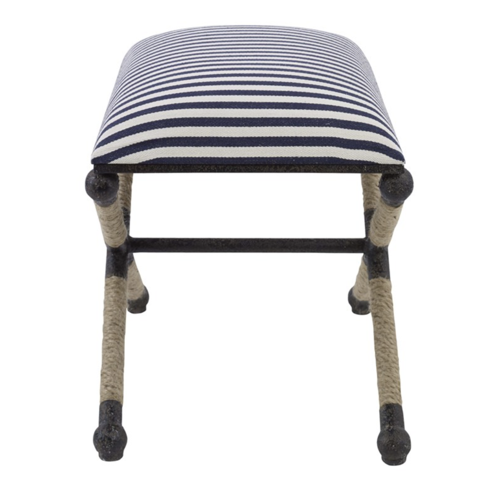 Outside The Box 24x16x20 Braddock Sailored Striped Bench