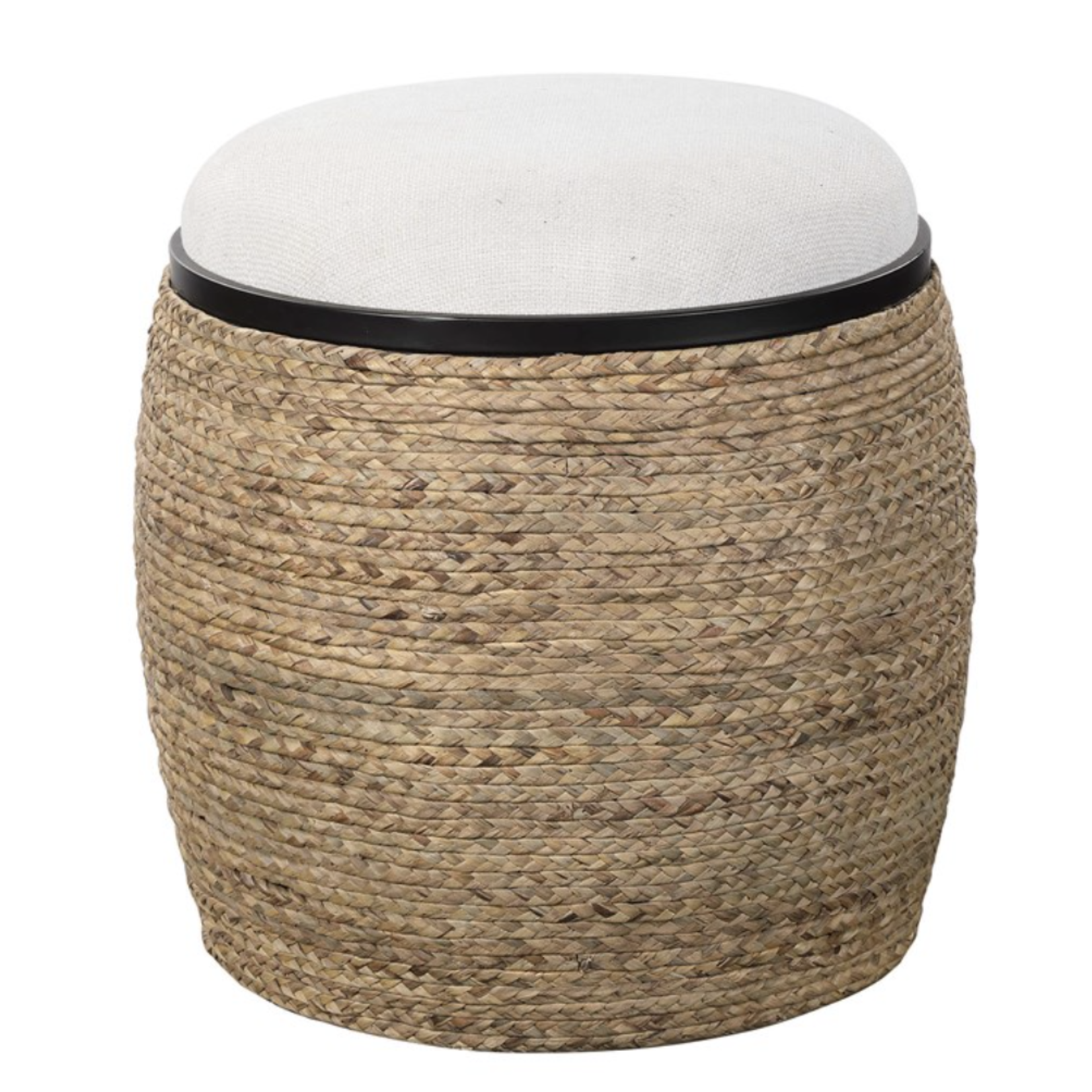 Outside The Box 19x19 Island Straw Accent Stool